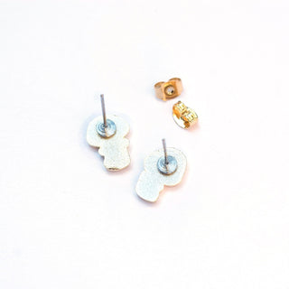 LuxCups Creative Stud Earrings Mushroom Friend Enamel Earrings