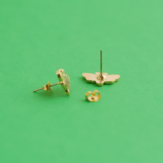 LuxCups Creative Stud Earrings Moth Earrings