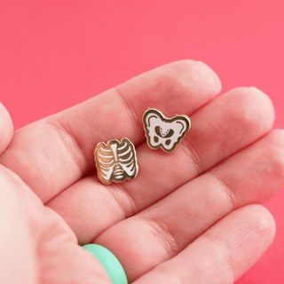 LuxCups Creative Stud Earrings Bone Buds Earrings