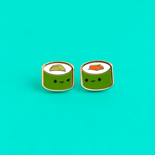 LuxCups Creative Stud Earrings Sushi Earrings