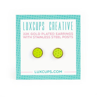 LuxCups Creative Stud Earrings Pickleball Earrings