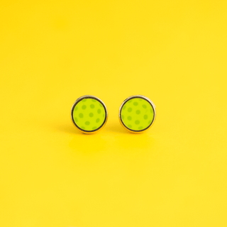 LuxCups Creative Stud Earrings Pickleball Earrings