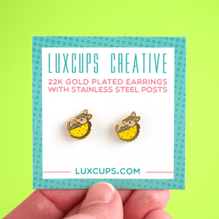 LuxCups Creative Stud Earrings Tacodillo Earrings