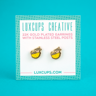 LuxCups Creative Stud Earrings Tacodillo Earrings