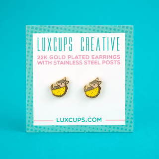 LuxCups Creative Stud Earrings Tacodillo Earrings