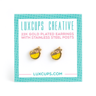 LuxCups Creative Stud Earrings Tacodillo Earrings