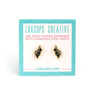 LuxCups Creative Stud Earrings Bat Wing Earrings