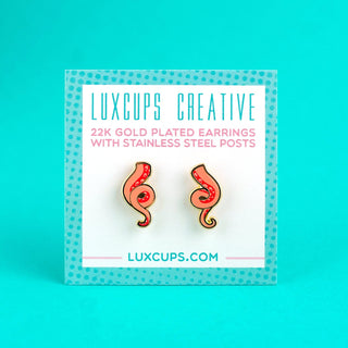 LuxCups Creative Stud Earrings Tentacle Earrings