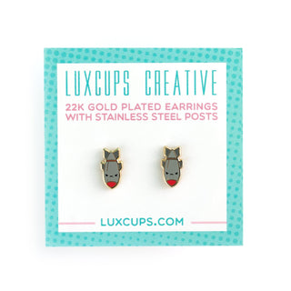 LuxCups Creative Stud Earrings Bombs Away Earrings