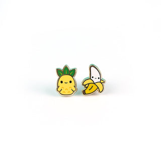 LuxCups Creative Stud Earrings Fruity Friends Earrings - Stud Buds Earring Club