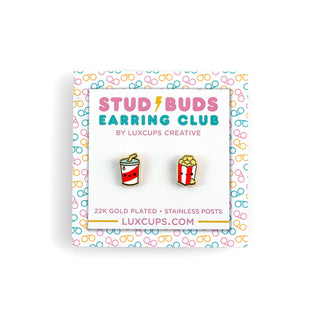 LuxCups Creative Stud Earrings Concession Cuties Earrings - Stud Buds Earring Club