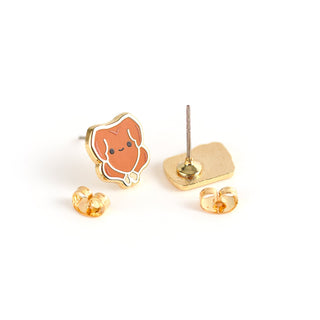 LuxCups Creative Stud Earrings November Earrings - Stud Buds Earring Club
