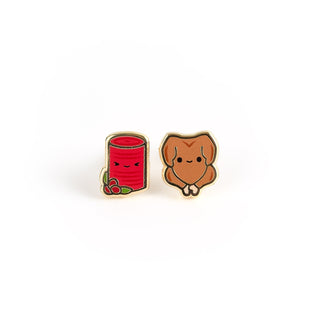 LuxCups Creative Stud Earrings November Earrings - Stud Buds Earring Club