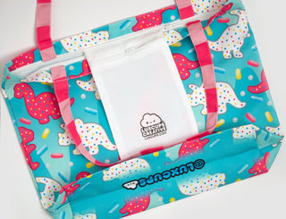 LuxCups Creative Tote Bag Dino Cookie Tote Bag