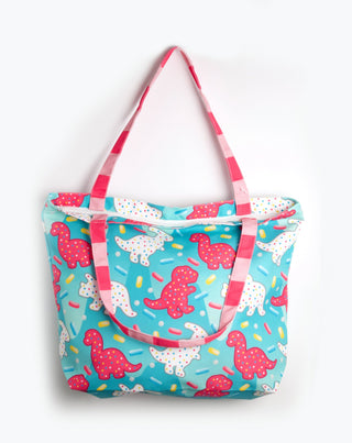 LuxCups Creative Tote Bag Dino Cookie Tote Bag