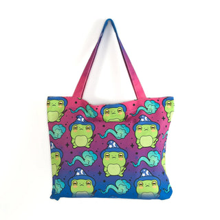 LuxCups Creative Tote Bag Frog Magic Tote Bag