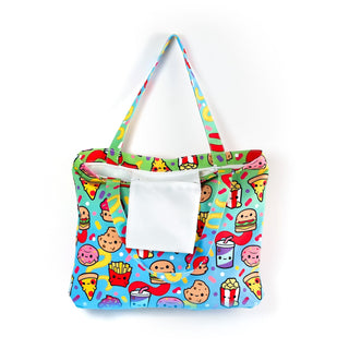 LuxCups Creative Tote Bag Junk Food Tote Bag