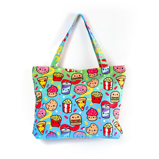 LuxCups Creative Tote Bag Junk Food Tote Bag