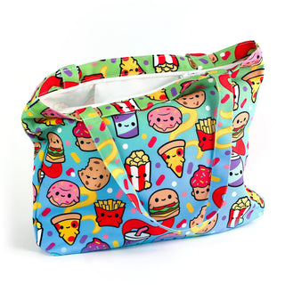 LuxCups Creative Tote Bag Junk Food Tote Bag