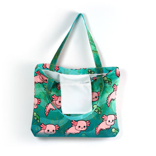 LuxCups Creative Tote Bag Axolotl Tote Bag