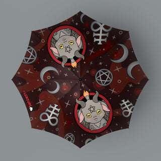 LuxCups Creative Umbrella Baphomet Umbrella