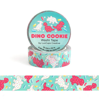 LuxCups Creative Washi Tape Dino Cookie Washi Tape