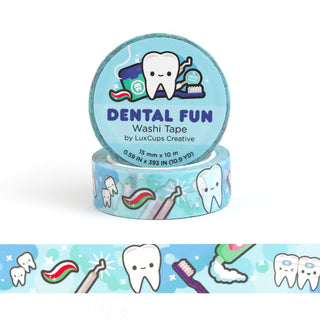 LuxCups Creative Washi Tape Dental Fun Washi Tape