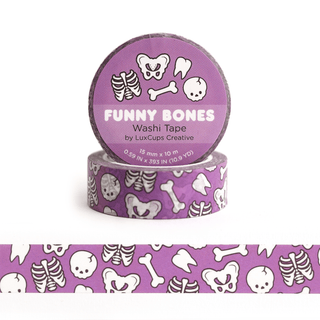 LuxCups Creative Washi Tape Funny Bones Washi Tape