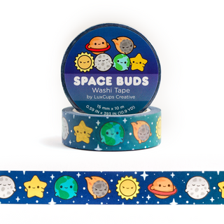 LuxCups Creative Washi Tape Space Buds Washi Tape