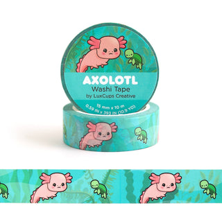 LuxCups Creative Washi Tape Axolotl Washi Tape