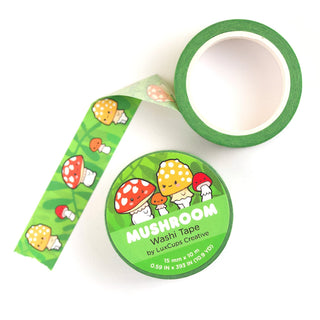 LuxCups Creative Washi Tape Mushroom Washi Tape