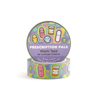 LuxCups Creative Washi Tape Prescription Pals Washi Tape