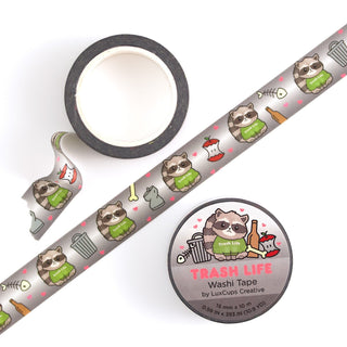 LuxCups Creative Washi Tape Trash Life Washi Tape