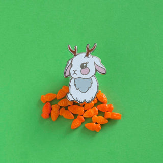 Jackalope Enamel Pin