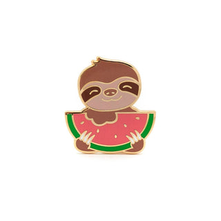 Slothermelon Enamel Pin