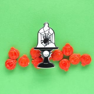 Spider Cloche Enamel Pin