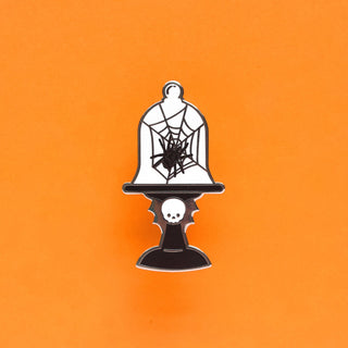 Spider Cloche Enamel Pin