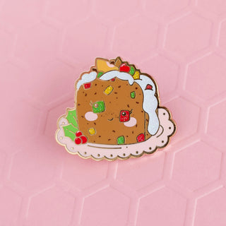 Nutty Fruit Cake Enamel Pin