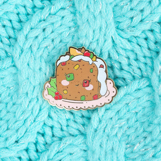 Nutty Fruit Cake Enamel Pin