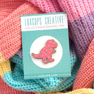 Trex Dino Cookie Pin