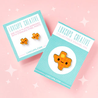 Texas Waffle Enamel Pin