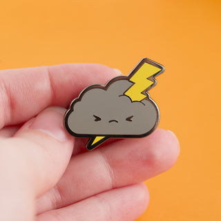 Grumble Cloud Pin
