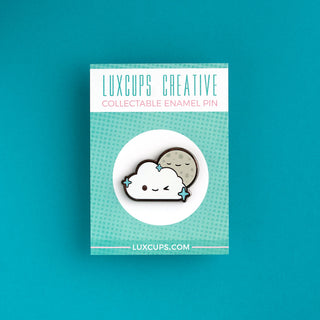 Sparkle Cloud Enamel Pin