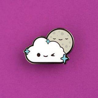 Sparkle Cloud Enamel Pin