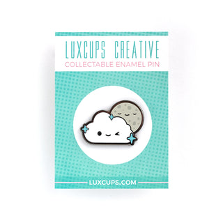 Sparkle Cloud Enamel Pin