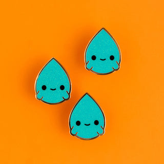 Rain Drop Enamel Pin