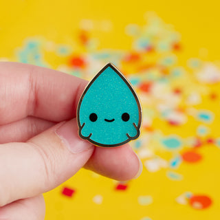 Rain Drop Enamel Pin