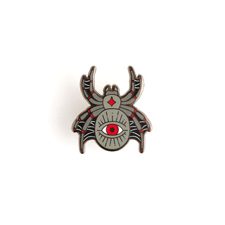 Web Weaver Enamel Pin