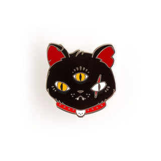 Gritty Kitty Enamel Pin