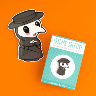 Plague Doctor Enamel Pin